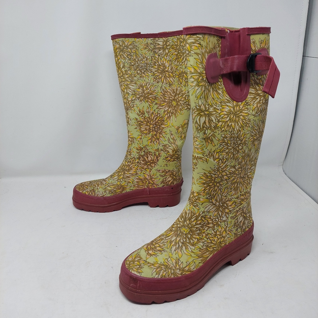 Smith  Hawken Red And Green Winter Rain Boots